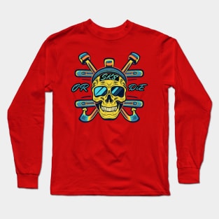 90's Skate or Die design Long Sleeve T-Shirt